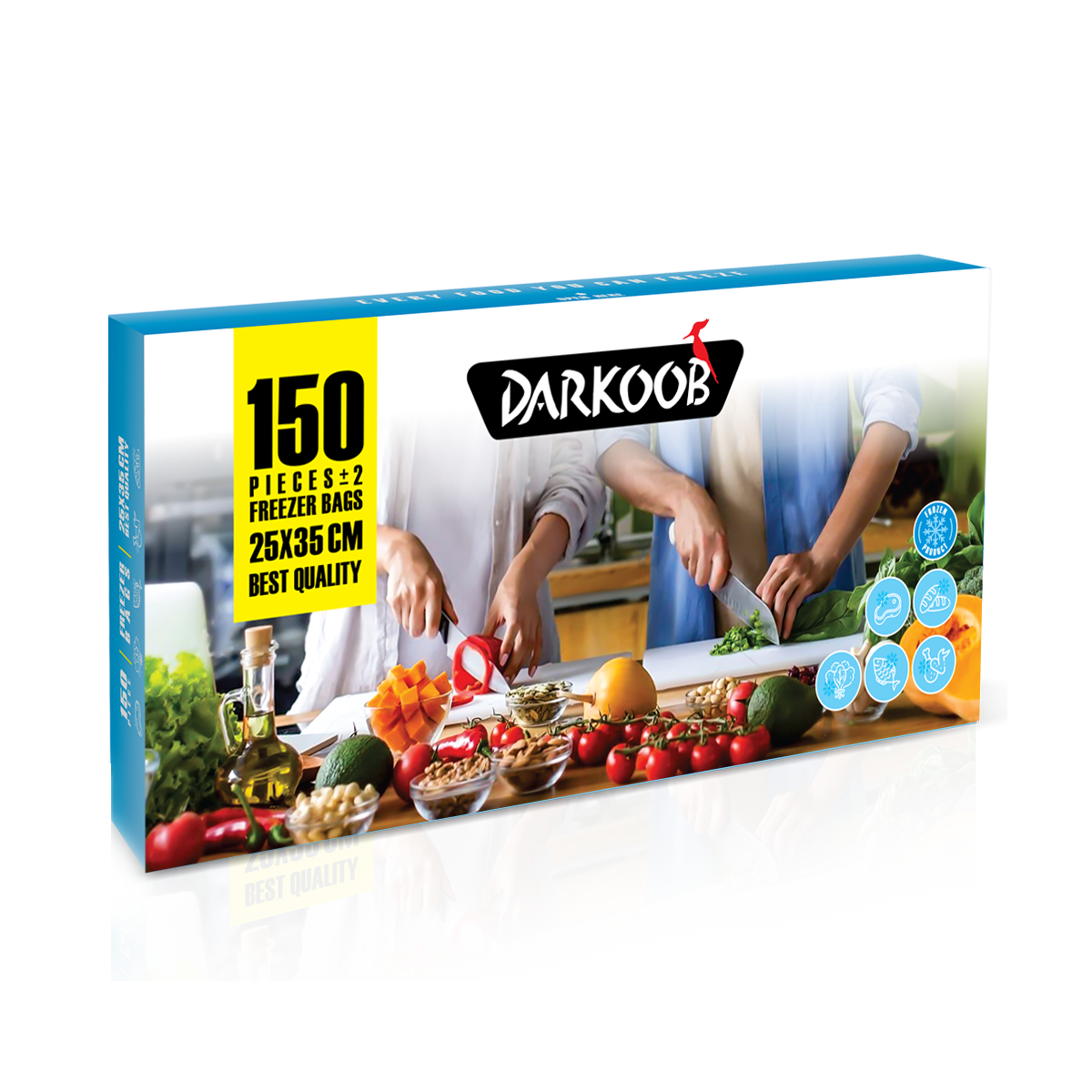 پاکت فریزر  150 عددی